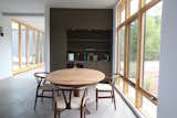 Bar area and custom cabinets.