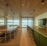 Interior view from kitchen/dining out toward the St. Lawrence River.