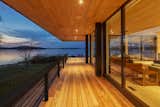 Windows, Metal, and Picture Window Type Expressed exterior W-section steel columns have an elegant structural feel.  Photo 4 of 12 in CONTEMPORARY ISLAND HOUSE I by Taylored Architecture