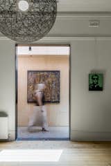 Northcote House by Mitsuori Architects / Timber clad wall in passage / corridor