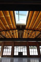 the lofted ceiling is accented by subtle, LED lighting
