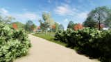A long sinewy road opens up to the front entry of Micro ONE.