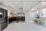 Kitchen and Plywood Floor Kitchen with warm white tones  Photo 5 of 17 in Industrial Scandinavian Loft by Andy Read - Corcoran