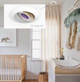 Say goodbye to cluttered shelves, tangled cords and expensive hard-wired cameras—the best technology integrates seamlessly into the home. In just seconds you can install Halo Vantage into an existing recessed light fixture to achieve a superior point of view with a discreet appearance. Halo Vantage streams to your mobile device so you can see your home anytime, anywhere. Its wire-free design includes LED lights and charges itself when the lights in the room are turned on. There's even a built-in backup battery supply that delivers up to 14 days of monitoring if the power goes out. Halo Vantage requires a medium light bulb base (E-26) and is designed to replace your BR30 and PAR30 light bulbs.