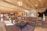 Living Room, Ceiling Lighting, Sectional, Recessed Lighting, and Medium Hardwood Floor  Photo 5 of 23 in Shingle Style Rustic Chic by Mike Zarella