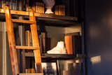 Walnut & Brass library ladder by Garrett & Garage