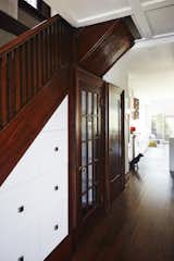 Entryway with view towards kitchen