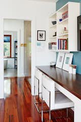 Third Floor Master Suite - office space with view to master bath