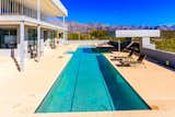 Solar-heated lap pool