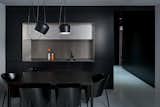 Kitchen, Metal Counter, Concrete Floor, Metal Backsplashe, Pendant Lighting, and Undermount Sink  Photo 8 of 13 in new home brilliant by 王三强 from Favorites