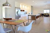 dining table by kitchen