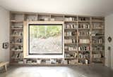Living, Bench, Storage, Shelves, and Concrete  Living Shelves Storage Bench Concrete Photos from Chalet Forestier