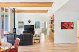 The interior is very open and has rooms that flow naturally into each other.