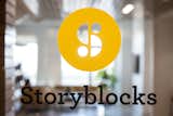 Office The Storblocks new logo displayed at the entrance way   Photo 7 of 16 in Storyblocks' New Arlington Office by Marguerite Pinheiro