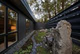 Outdoor, Side Yard, Boulders, Garden, Horizontal Fences, Wall, Walkways, and Wood Fences, Wall  Photos from MCM 220