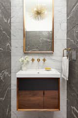 Bath, Wall Mount, Ceiling, Pendant, Stone Tile, and Marble  Bath Marble Pendant Photos from Theodore Wirth Ranch