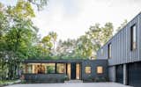 Exterior, Metal Siding Material, House Building Type, Flat RoofLine, Concrete Siding Material, and Brick Siding Material  Photo 2 of 33 in Silver Residence by Strand Design