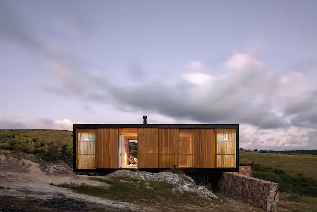Illustration of Recycled Plastic Lumber Off Grid Homes