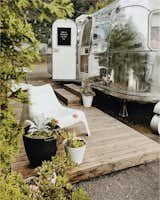 Exterior, Airstream Building Type, Metal Siding Material, Metal Roof Material, and Tiny Home Building Type  Photos from A Couple Transform a Vintage Airstream Into a Scandinavian-Inspired Tiny Home