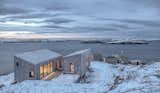 Exterior, Cabin Building Type, Wood Siding Material, and Shed RoofLine  Photo 9 of 12 in Grab Your Friends and Escape to a Remote Cabin Cluster on a Norwegian Island
