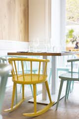 Dining Room, Chair, and Table A mix of chair types adds playfulness.  Photo 8 of 10 in A Gloomy Basement is Reborn Into a Vibrant Italian Bistro