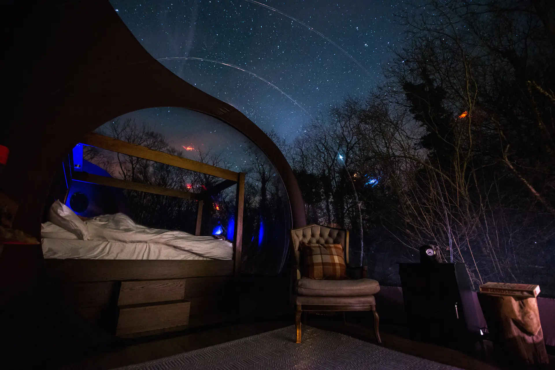 Sky views are best enjoyed January to March when visibility of the Milky Way is at its best.