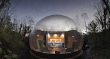 Enchanting Bubble Domes in the Irish Woods