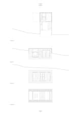 Höller House floor plans  Photo 13 of 14 in A Minimalist Home Is Built Into Steep Terrain in an Austrian Valley