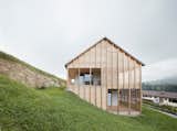 A Minimalist Home Is Built Into Steep Terrain in an Austrian Valley