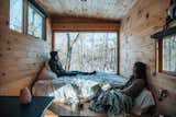 Bedroom, Bed, Ceiling Lighting, and Medium Hardwood Floor The tiny cabins range between 140 and 200 square feet in size.  Search “남포동 코인 노래방【katalk:ZA32】200%보장 전지역 모두 출장가능(주)케이티오피” from Rediscover the Pleasure of Solitude in These Micro Cabins Across the East Coast