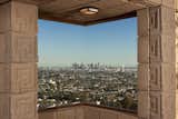 Windows and Wood One of three corner windows in the home frames panoramic views of the Los Angeles Basin.   Photo 14 of 23 in Frank Lloyd Wright’s Iconic Ennis House Is Listed For $23M