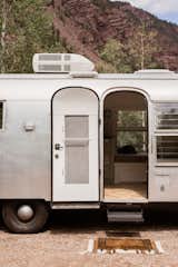 When Bonnie and David purchased the Airstream, the previous owner had already added new axles, updated plumbing and electrical, and new cabinetry.