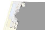 Casa C3 master bedroom and pool floor plan