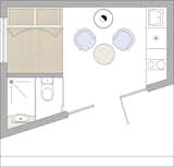 Etno Hut floor plan.   Photo 11 of 11 in Mingle With Mother Nature in This Tiny Prefab Getaway
