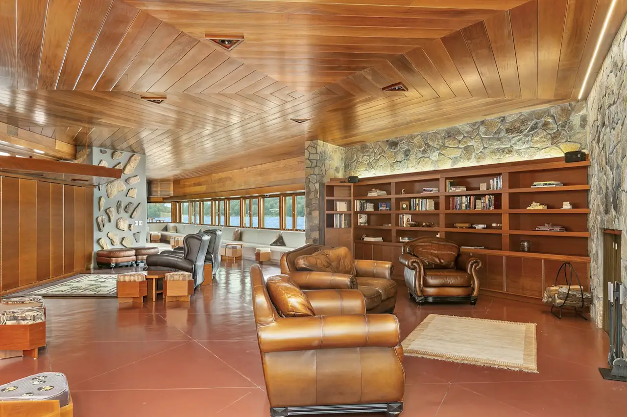 Photo 10 of 25 in Own a Private Island With a Frank Lloyd Wright ...
