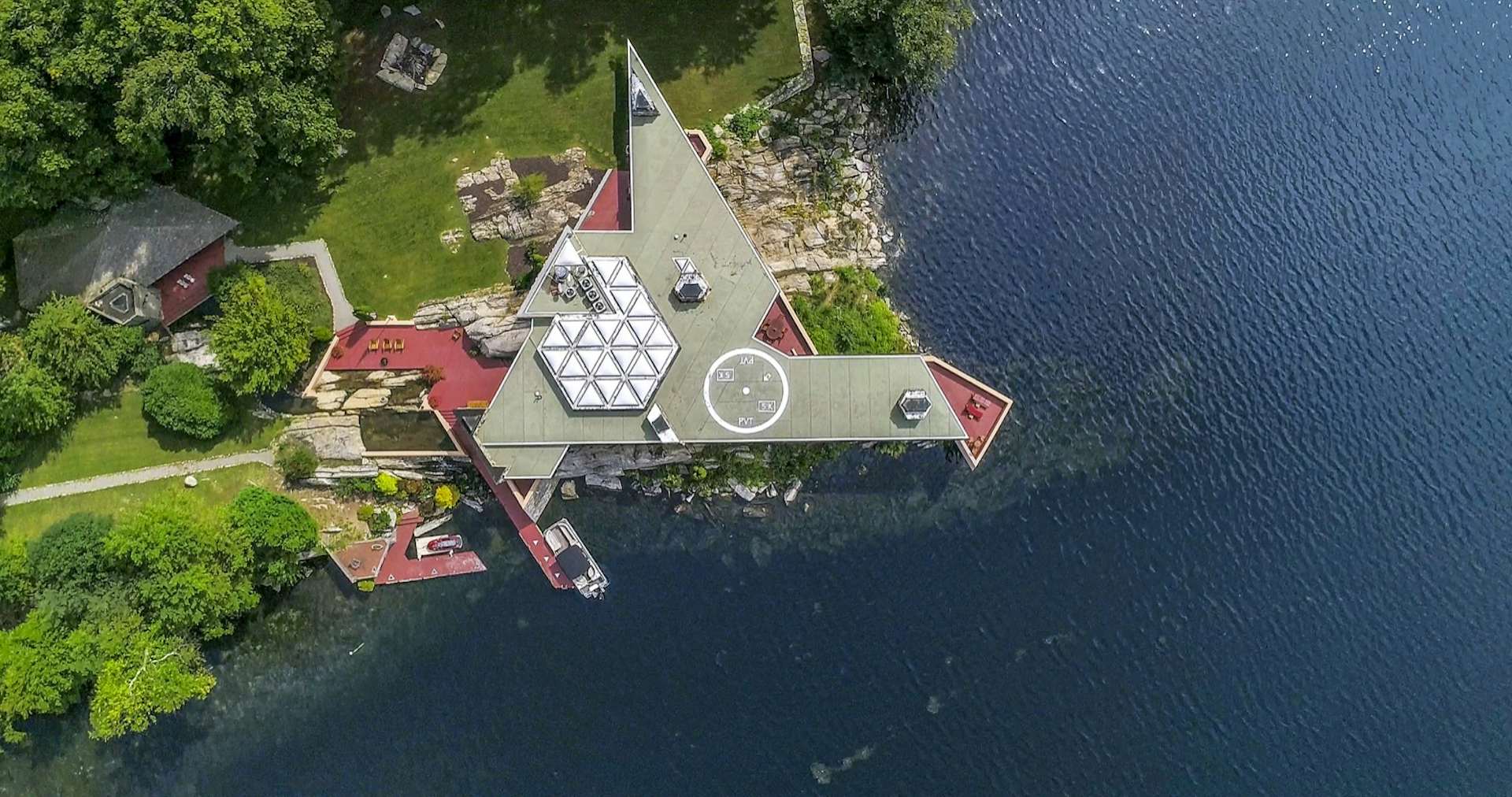 Photo 25 of 25 in Own a Private Island With a Frank Lloyd Wright