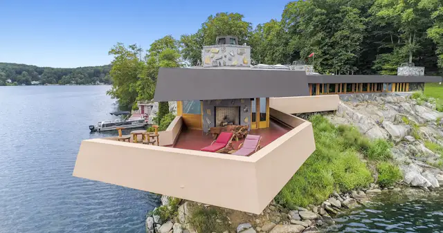 Photo 21 of 25 in Own a Private Island With a Frank Lloyd Wright ...