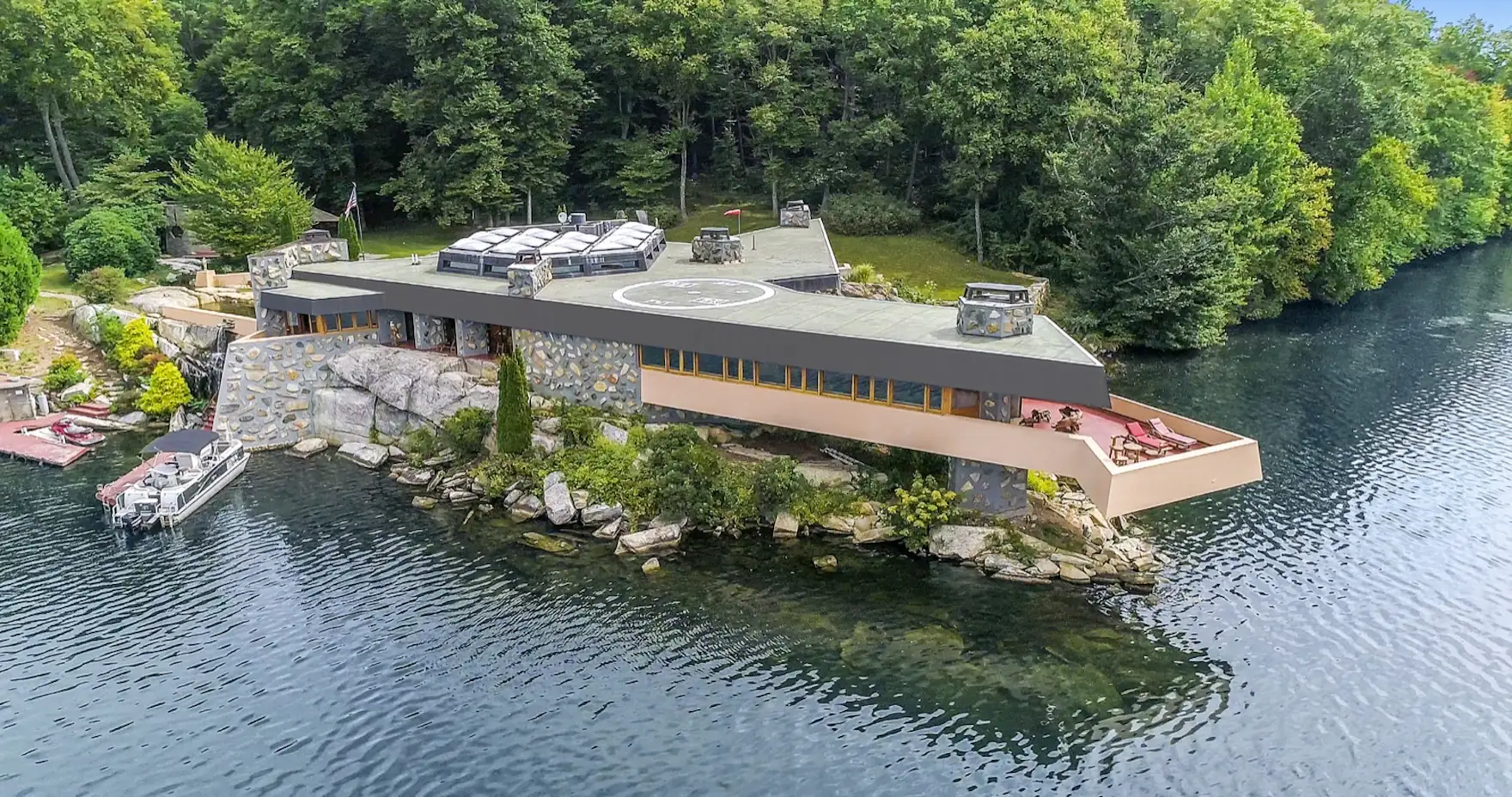 Photo 4 of 25 in Own a Private Island With a Frank Lloyd Wright ...