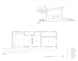 Solar Studio floor plan and section