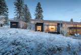Much like a couple’s ancestral Norwegian cabin, their new getaway is designed with the same rustic charms and deference to the landscape, as well as an inviting environment for friends and family to gather for generations to come. Set on an east-west axis, the home stays cool with shading south-facing glass, minimal west-facing glass, and operable windows that allow for natural ventilation. Energy recovery ventilators also bring fresh air into the home.