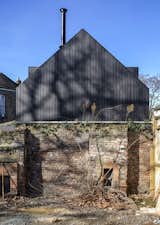 “The house was designed in such a way that it could function as a house without an upper floor, because we were not 100 percent confident we would get planning consent to build above the existing boundary wall,” says Pile.