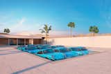 Labrooy's 911 series also includes a shot of a dozen Porsche 911 Carrera RS cooling off in a Palm Springs pool.