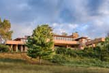 Taliesin—a Welsh name that means “shining brow”—is Wright’s home, studio, school, and 800-acre agricultural estate located in Spring Green, Wisconsin on land that originally belonged to his maternal family. In addition to the residence, there are four more Wright-designed buildings on the estate. 
