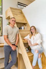 The design couple: Mike Donahue is a junior architect pursuing licensure. Lauren Walker is a self-taught artist and designer.