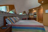 Both bedrooms have custom window vents. Note how the bedroom walls stop short of the domed ceiling as Dresser intended. 