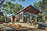 Manufactured in Utah and installed on site in six weeks, this 1,100-square-foot Stillwater prefab home was craned into place over an existing barn in Napa, California.