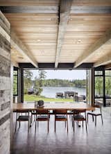 Orcas Island Retreat DeForest Architects dining room