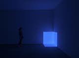 Squat Blue (1968) by James Turrell