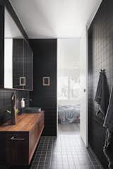 One MANI House black bathroom