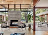 Canopy House by A Parallel Architecture living room fireplace